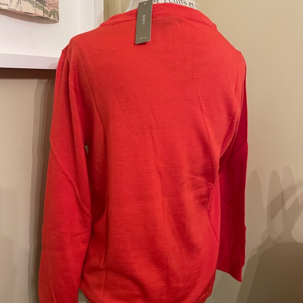 J. Crew Bold orange Sweater - Picture 2 of 6